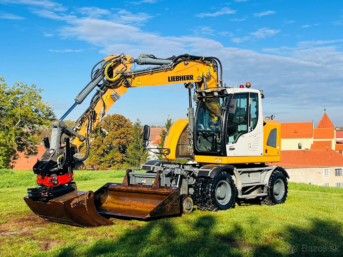 Kolesové rypadlo Liebherr A914 Compact Rail