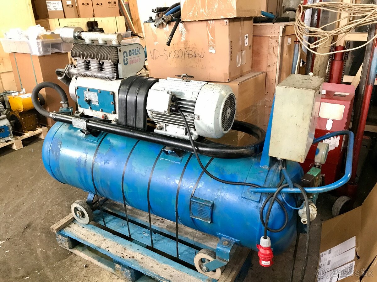 Kompresor Orlík tříválec PKS 50 / 3-JSK 75 _ 7,5 kW_ Záruka