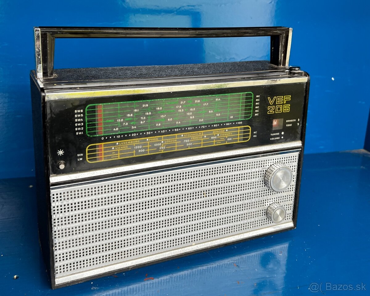 Tranzistor, rádio VEF 206