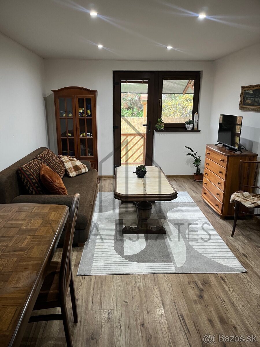 Prenájom 2-izbového bytu so záhradkou – Veľké Bielice