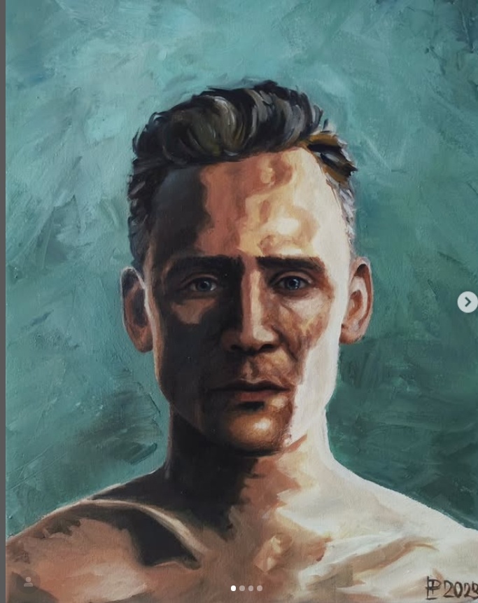 Ručne maľovaný obraz - olejomaľba - portrét