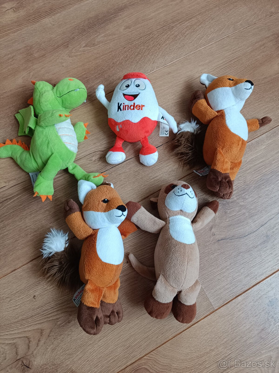 Plysove Kinder postavicky