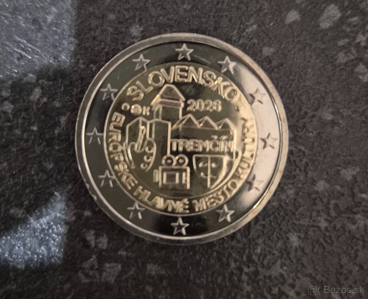Pamätná minca: Európske hlavné mesto kultúry Trenčín