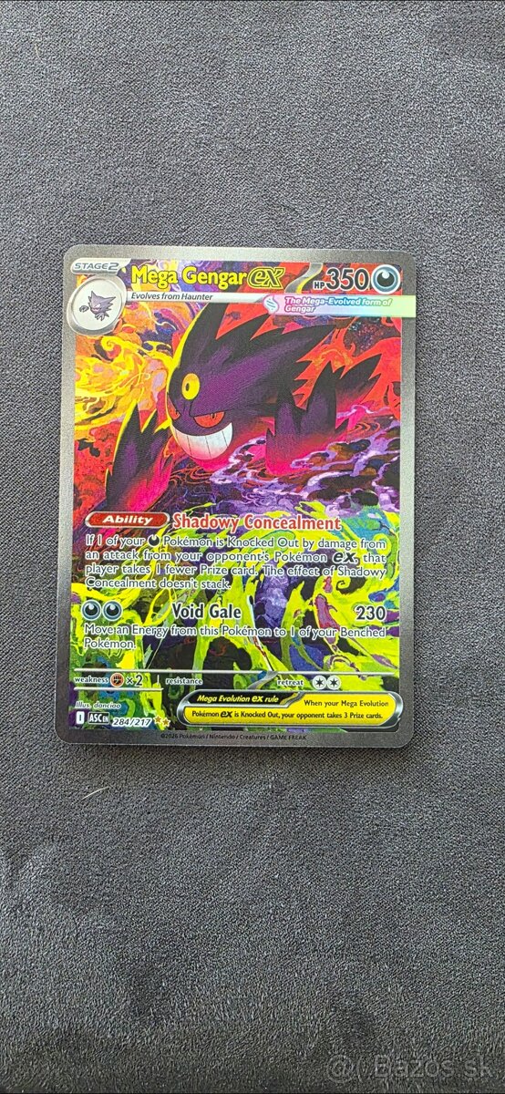 Pokemon mega gengar ex