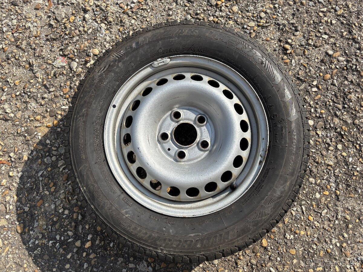 Zimná pneumatika Bridgestone + oceľový disk