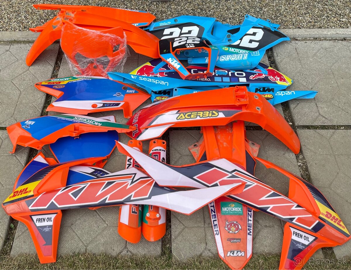Plasty s polepmi KTM EXC (17-18)