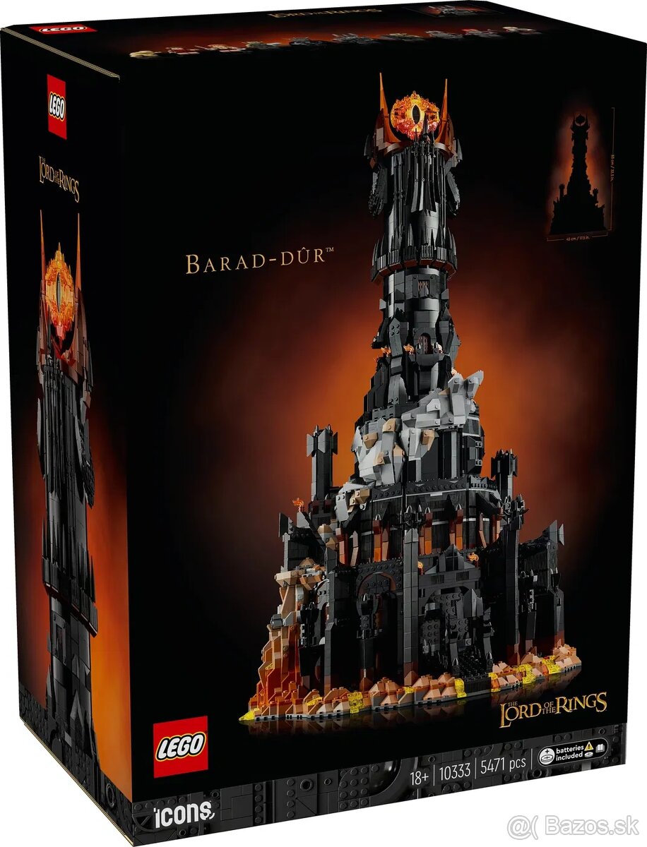 LEGO® Icons 10333 Pán prsteňov: Barad-dûr