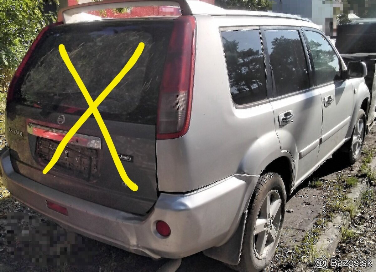 Nissan X-Trail 2.2 dCi T30 2004 predám DVERE, PREVODOVKA, TR