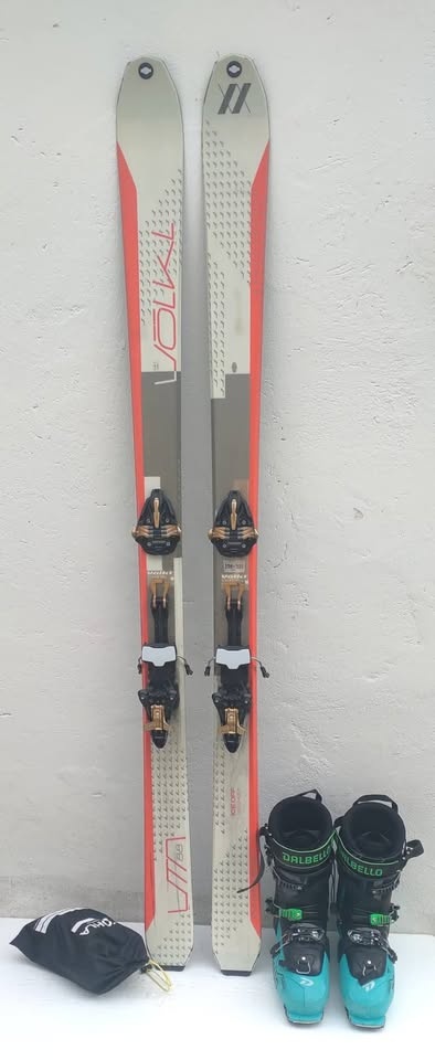 Skialpový set Volkl 180cm komplet