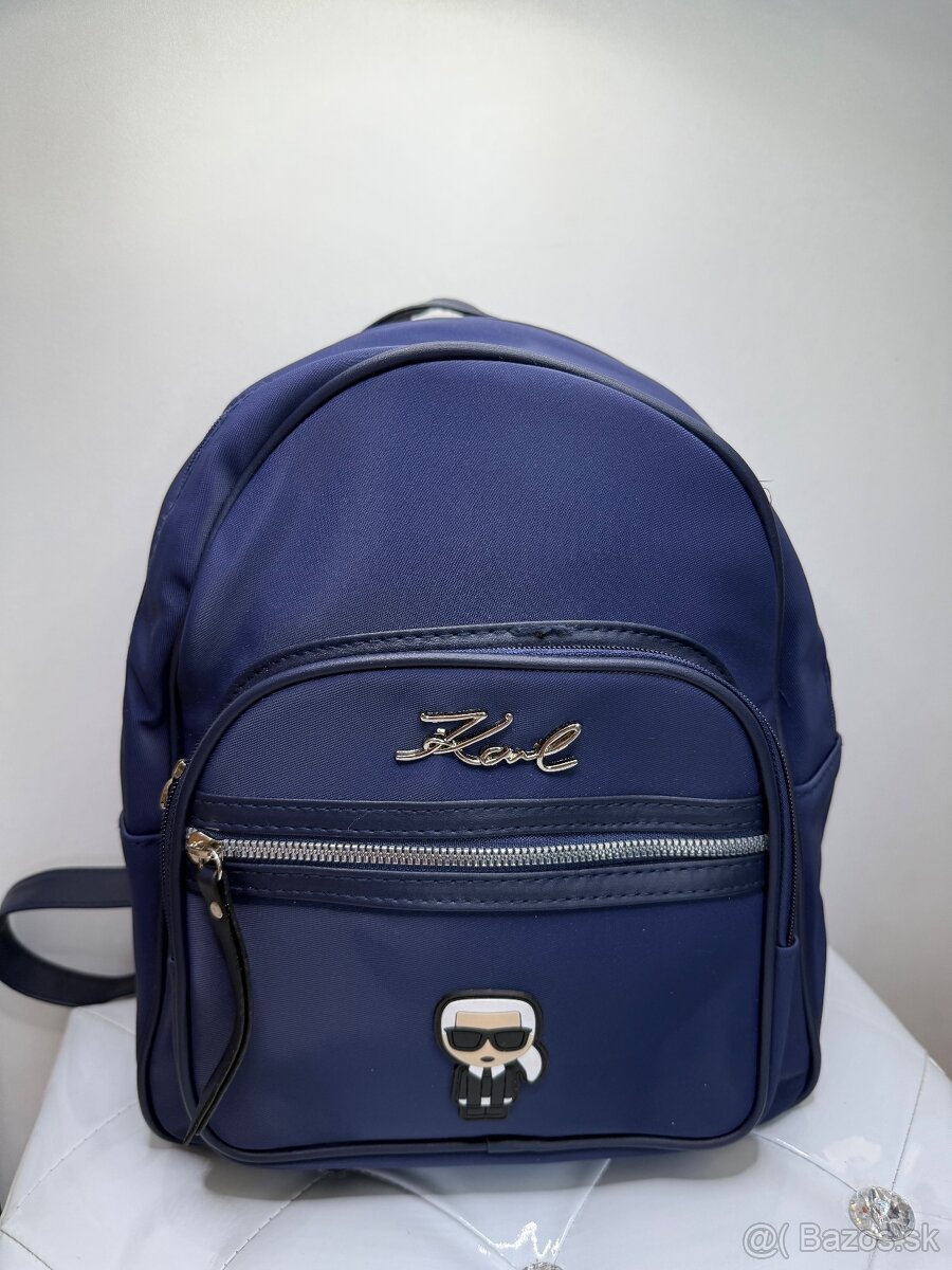 Karl Lagerfeld ruksak tmavomodrý