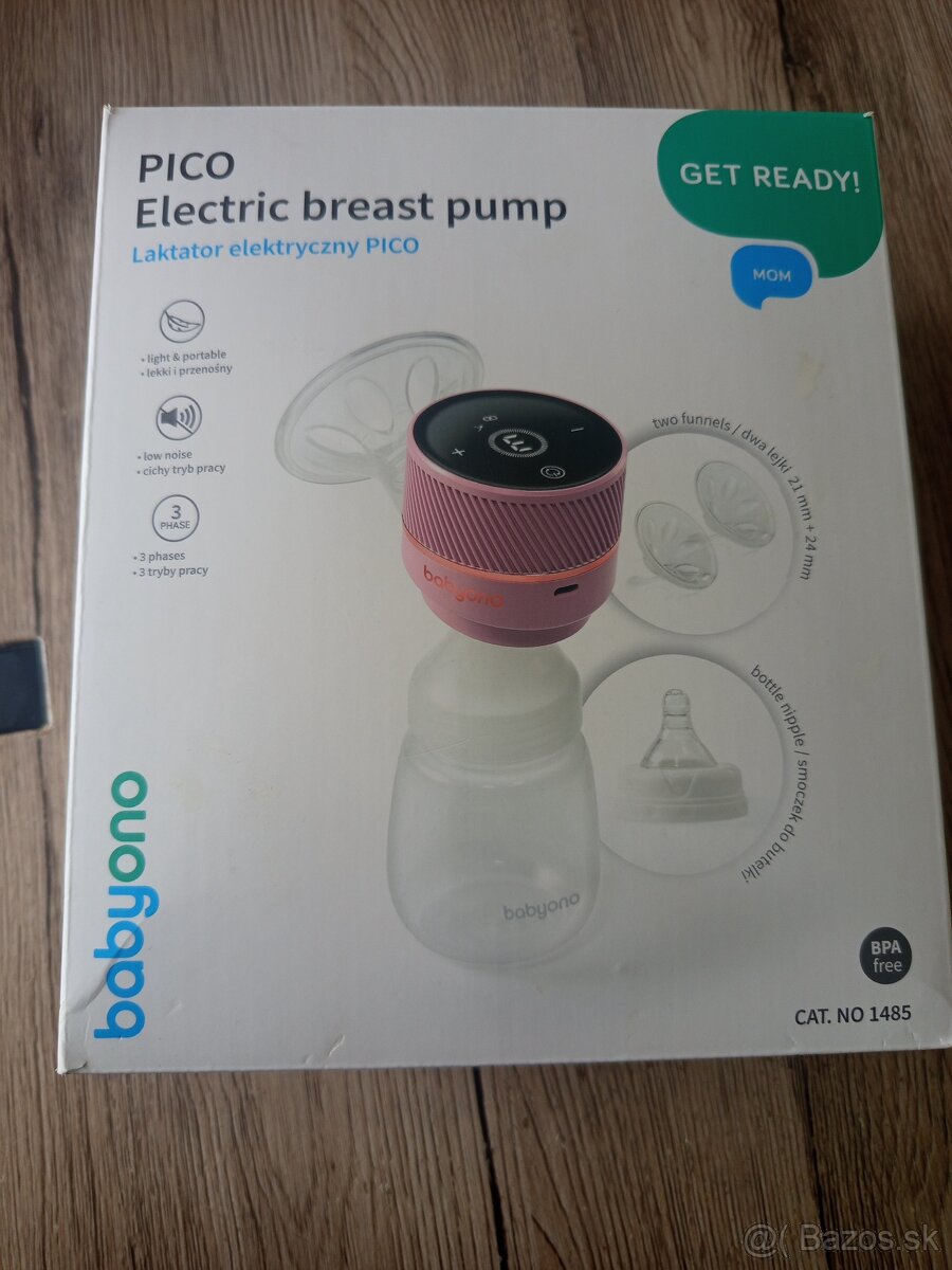 Elektrická odsávačka na mlieko .