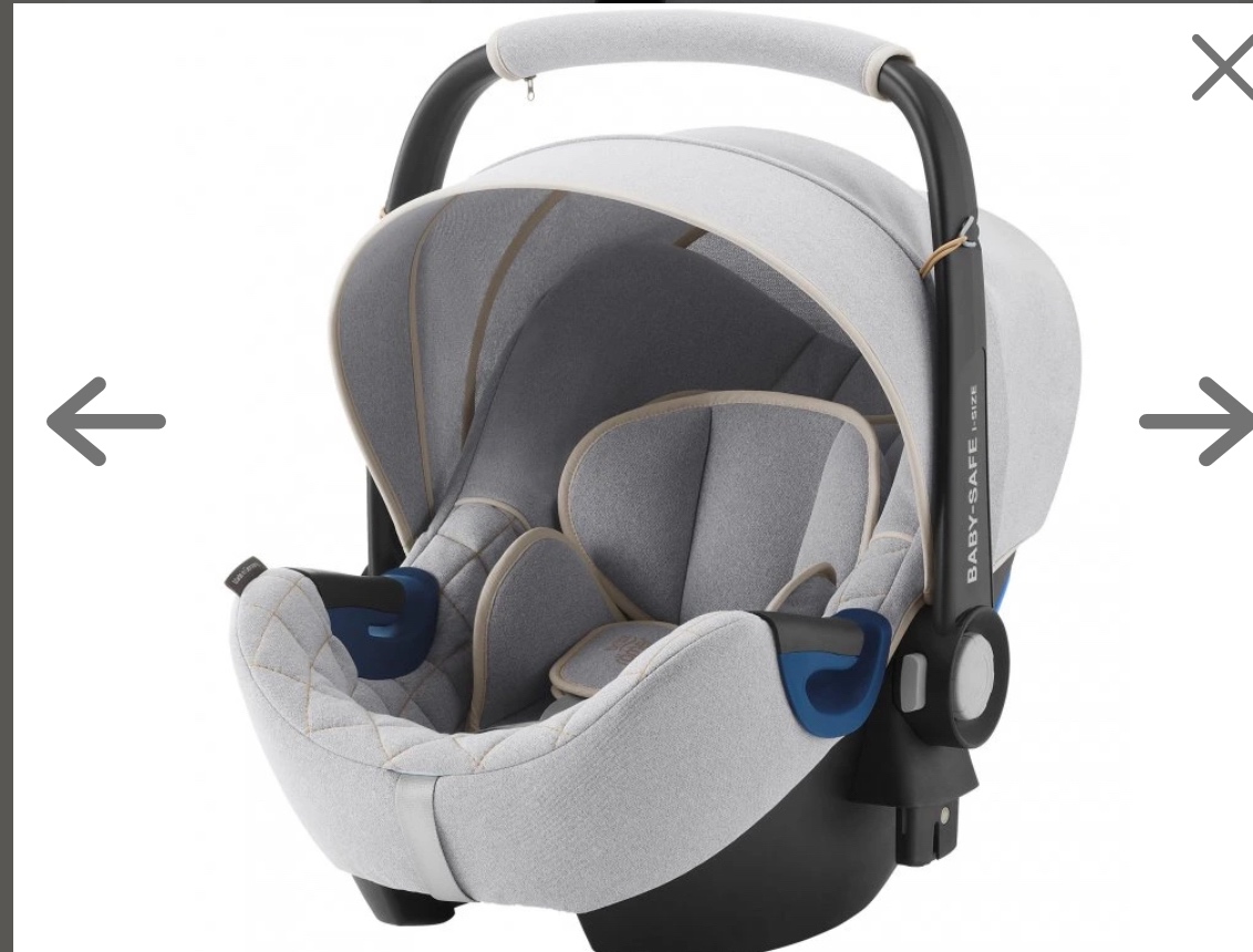 Predám autosedačku BRITAX Romer Baby Safe2 i-size NordicGrey
