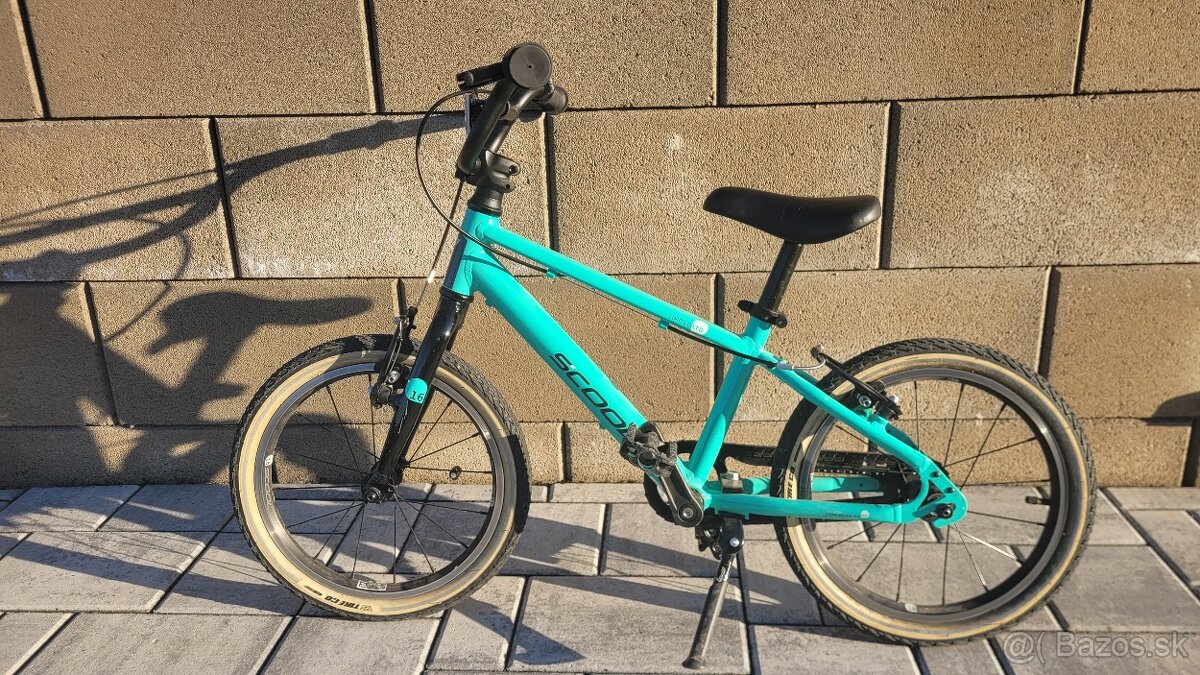 Detský bicykel SCOOL Limited Edition 16" - Mint