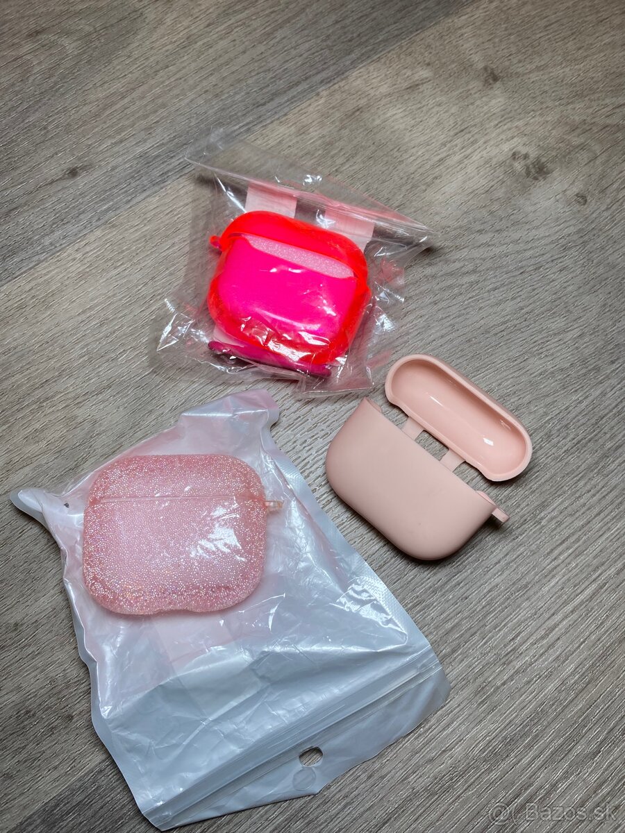 Matný ružový obal na AirPods 3 (silikón)