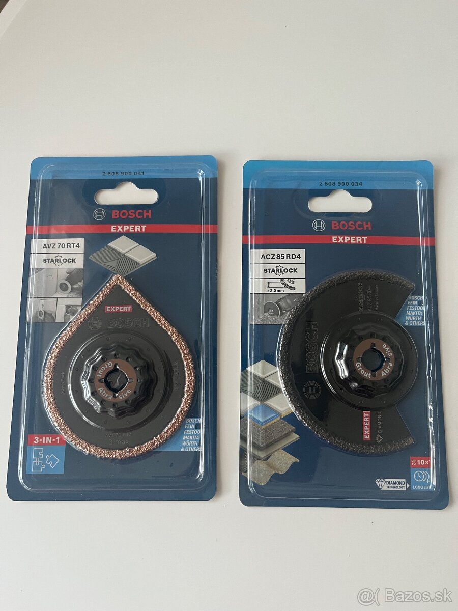 Bosch AVZ 70 RT4 + ACZ 85 RD4 – nové, zabalené