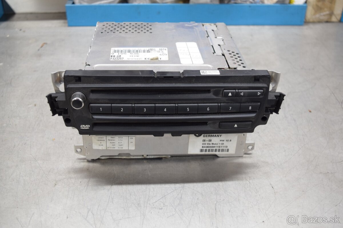 BMW CCC radio navigacia E90 E91 E93 9185536 OK funckne