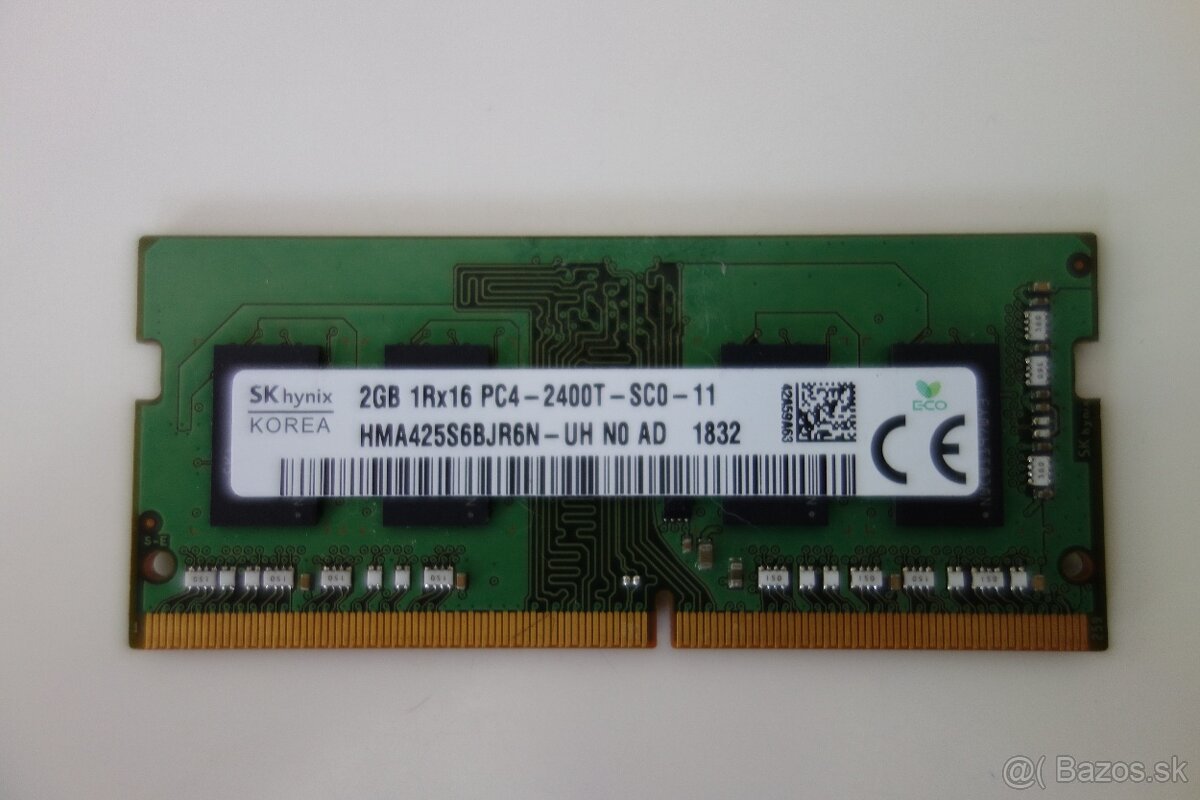 2GB DDR4 2400MHz RAM do notebooku