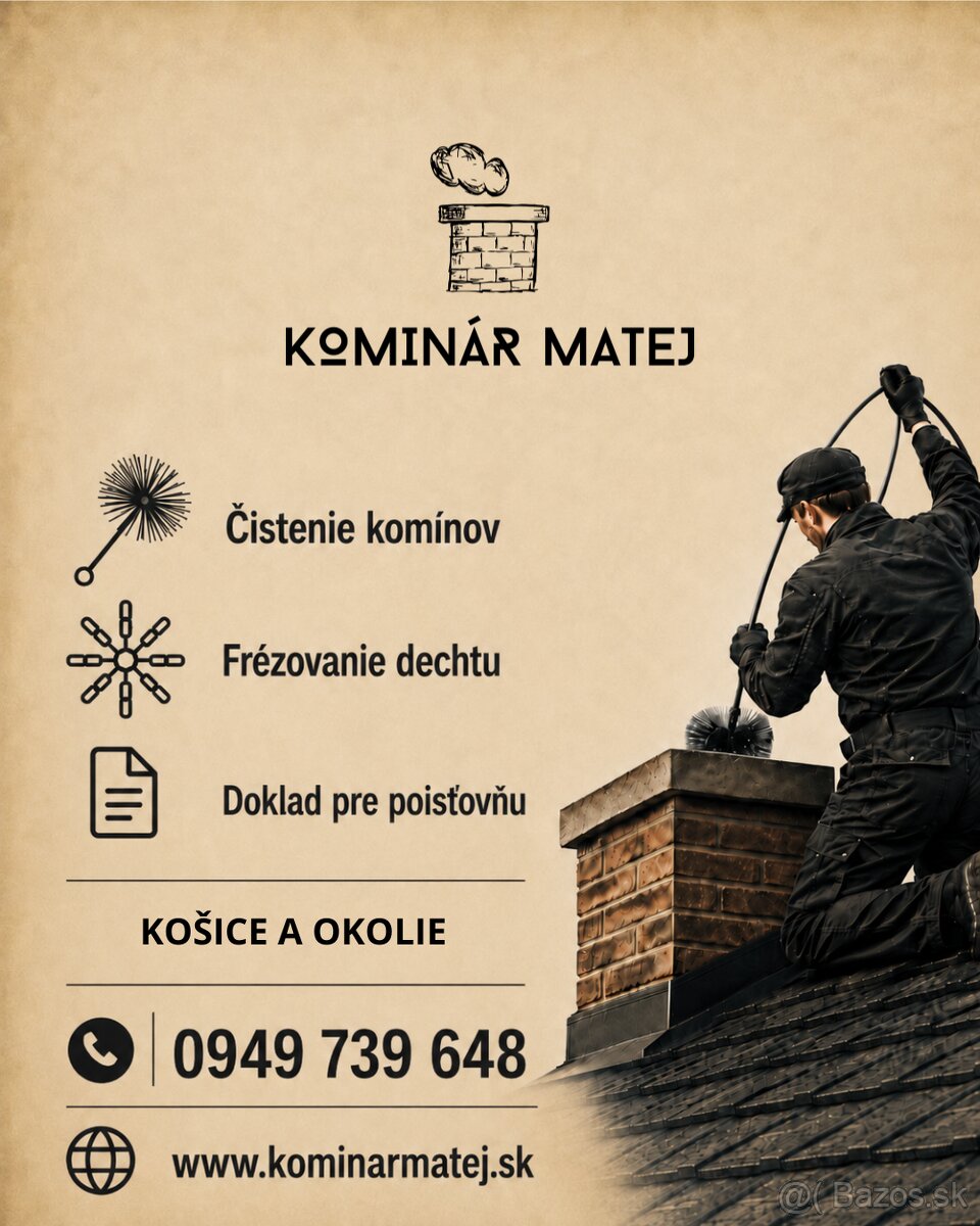 Kominár Košice a okolie