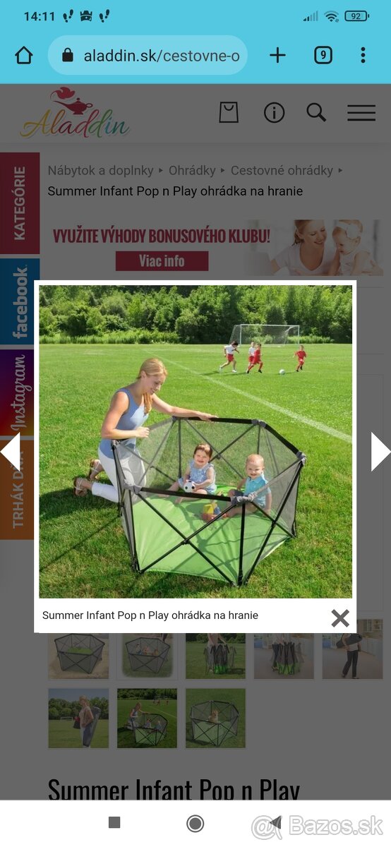 OHRADKA Pop n Play