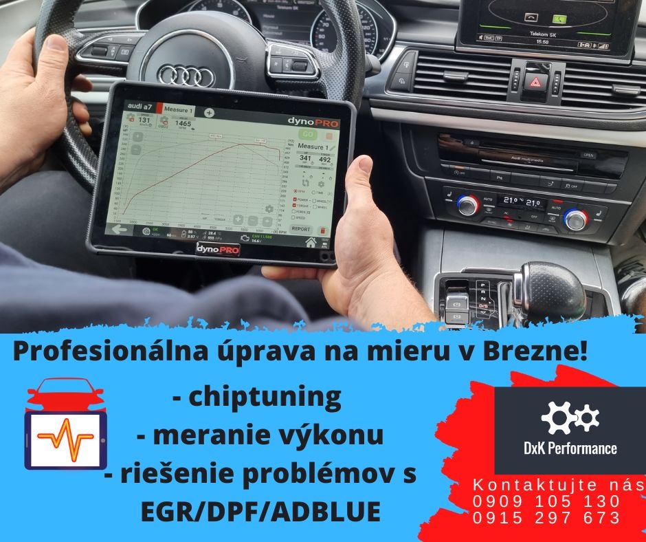 Softvérové úpravy RJ, chiptuning, DPF, EGR, ADBLUE