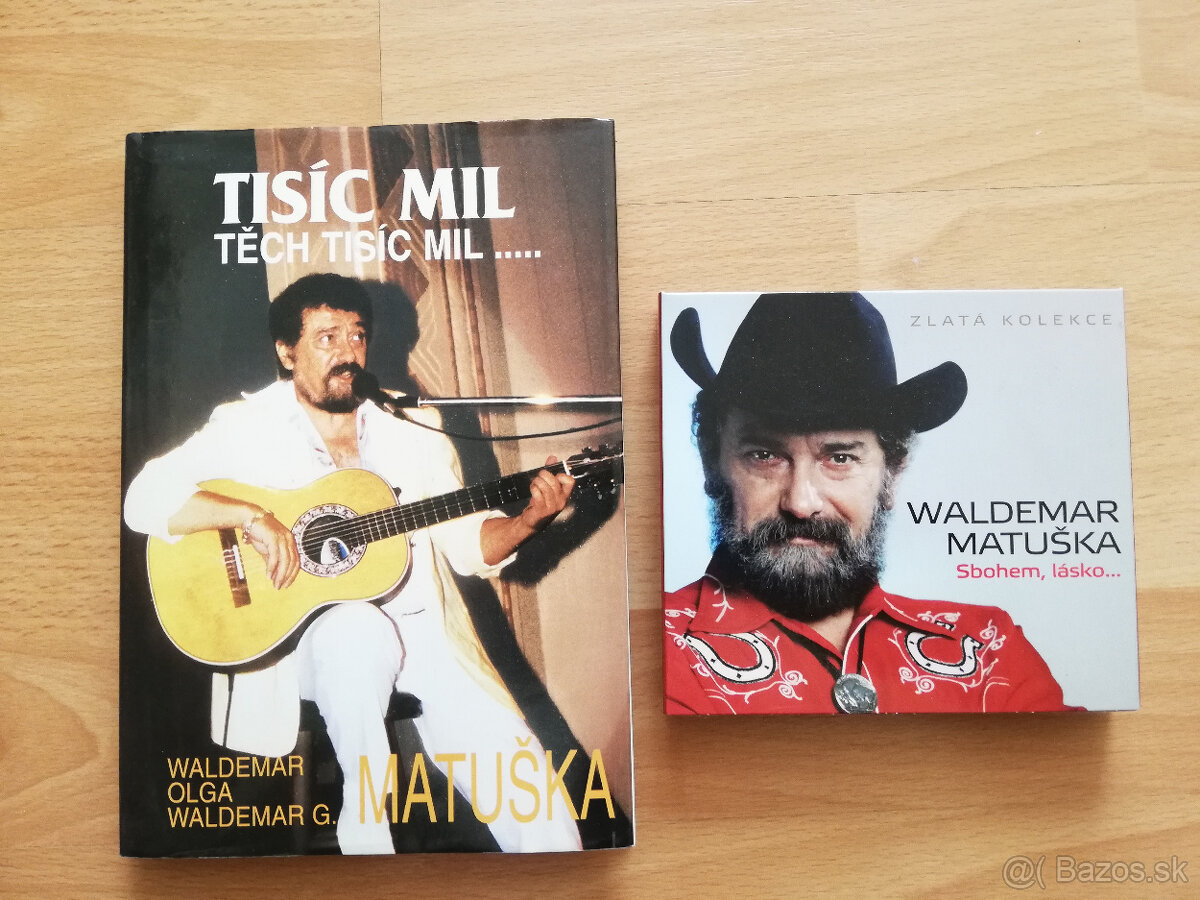 CD - Waldemar Matuška plus kniha s originálnym podpisom