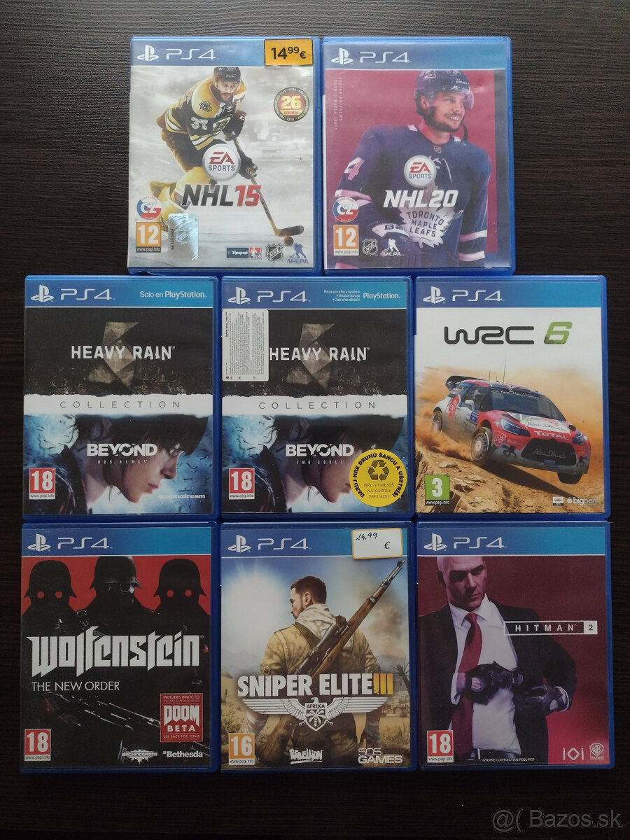 Predám hry na PS4