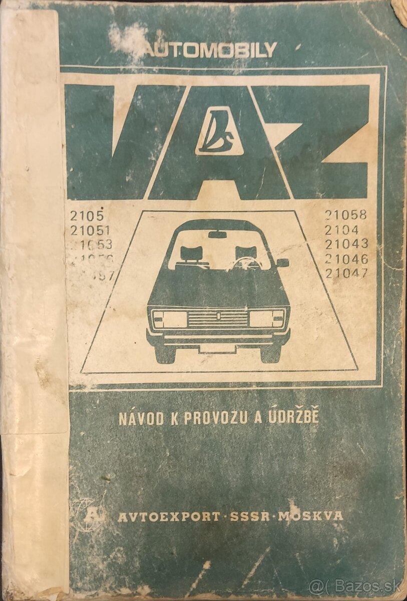 Automobily VAZ - návod k provozu a údržbe