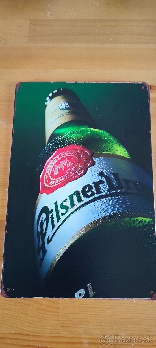 Plechová tabuľa Pilsner Urquell