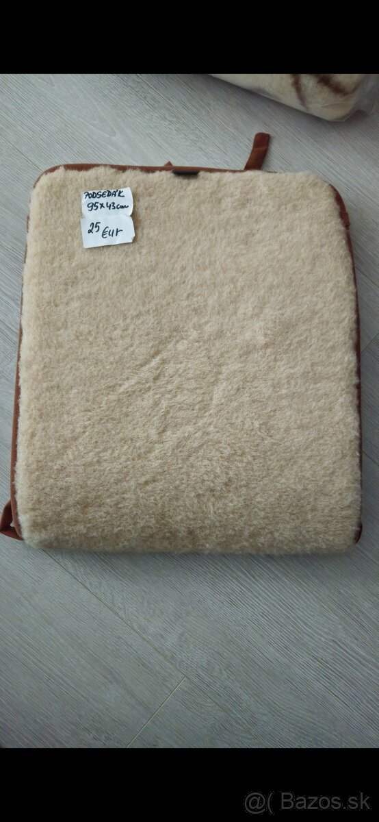 Podsedáky z ovčej vlny merino
