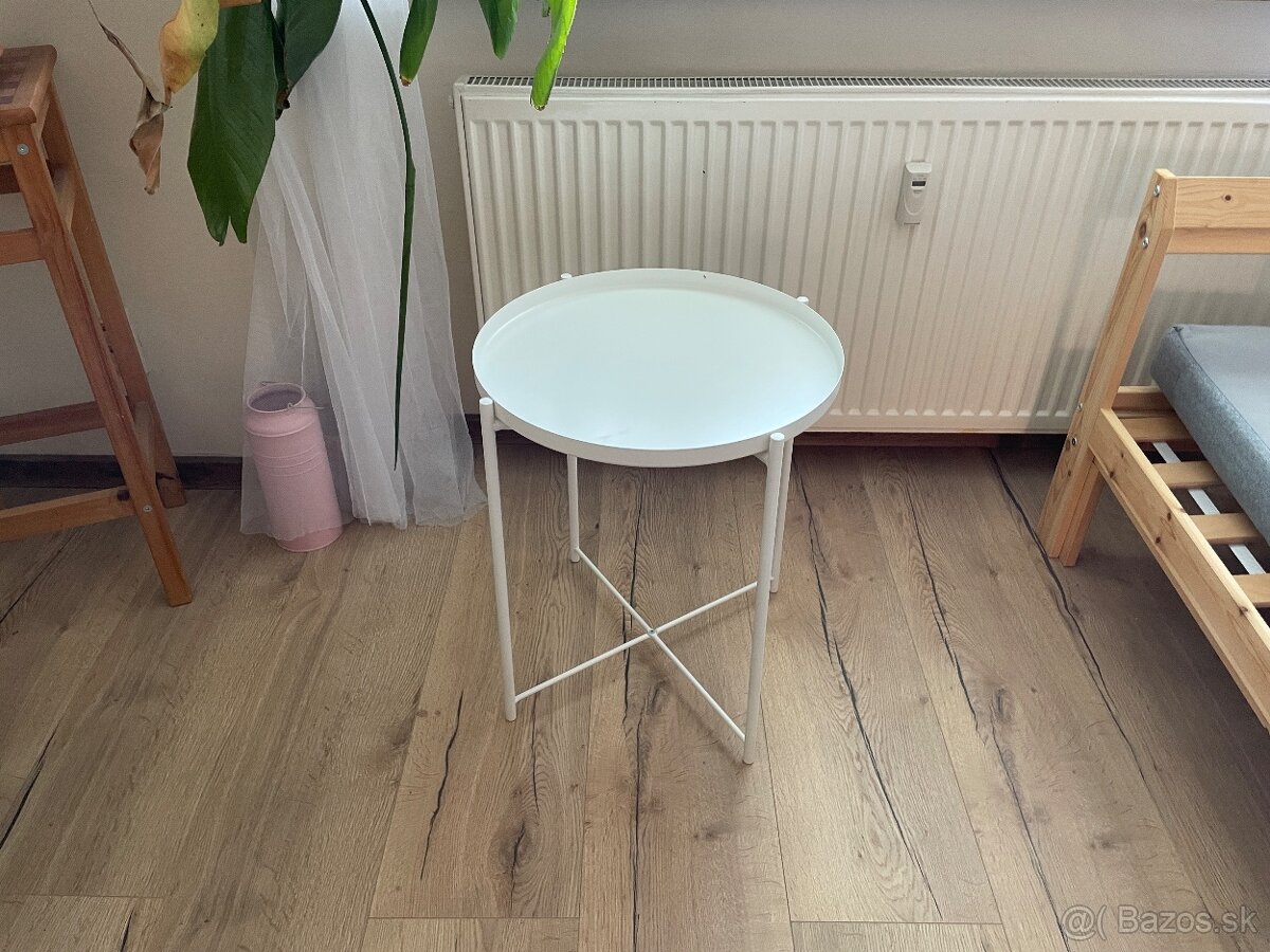 Nočný stolik s podnosom IKEA Gladom - 2kusy