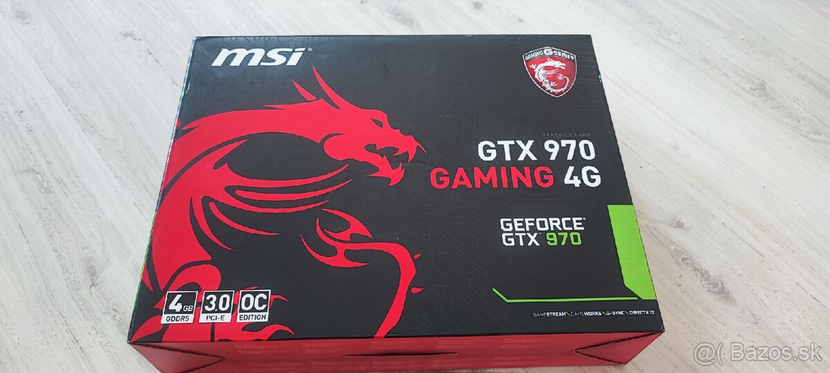 Predam grafickú kartu MSI GTX 970 4GB OC