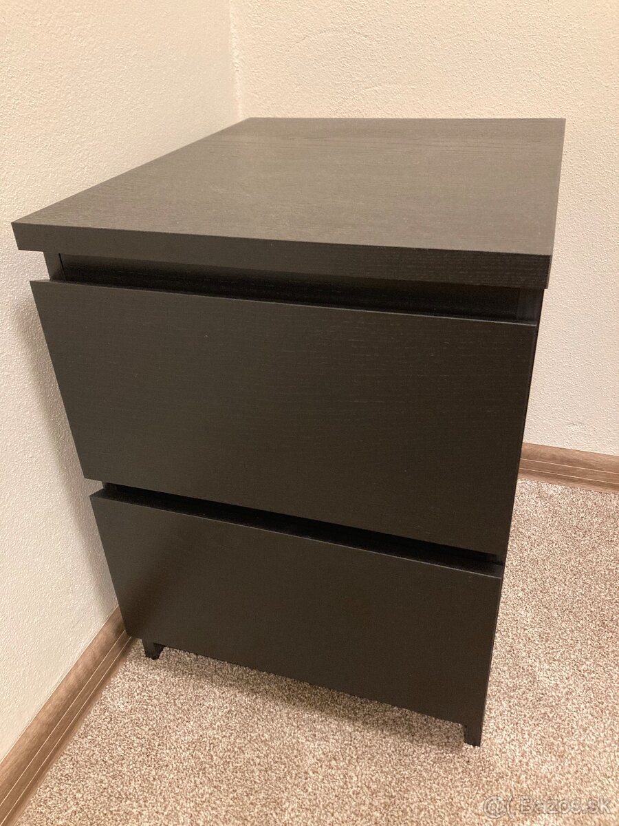 Komoda MALM - Ikea (tmavá hnedá)