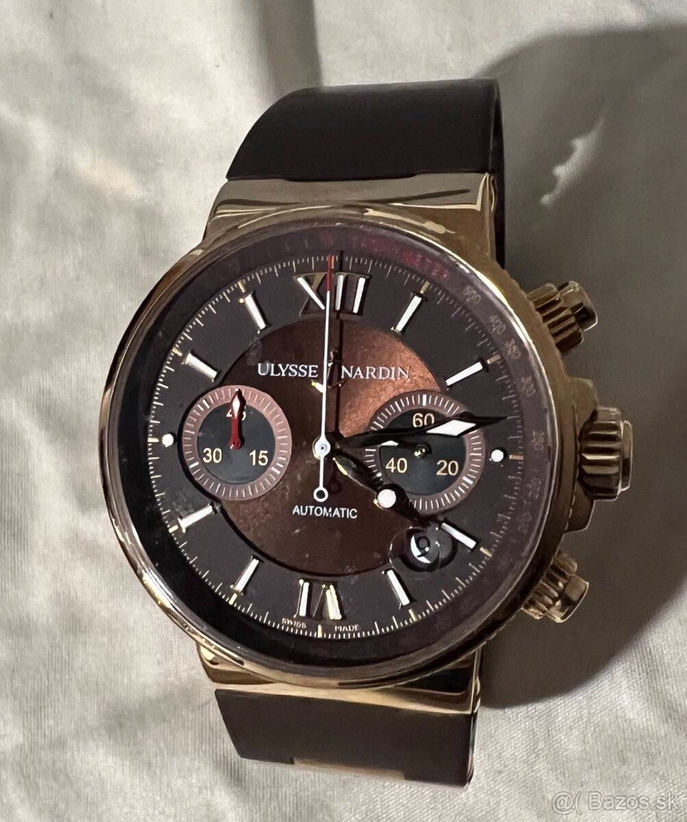 Zlaté hodinky Ulysse Nardin