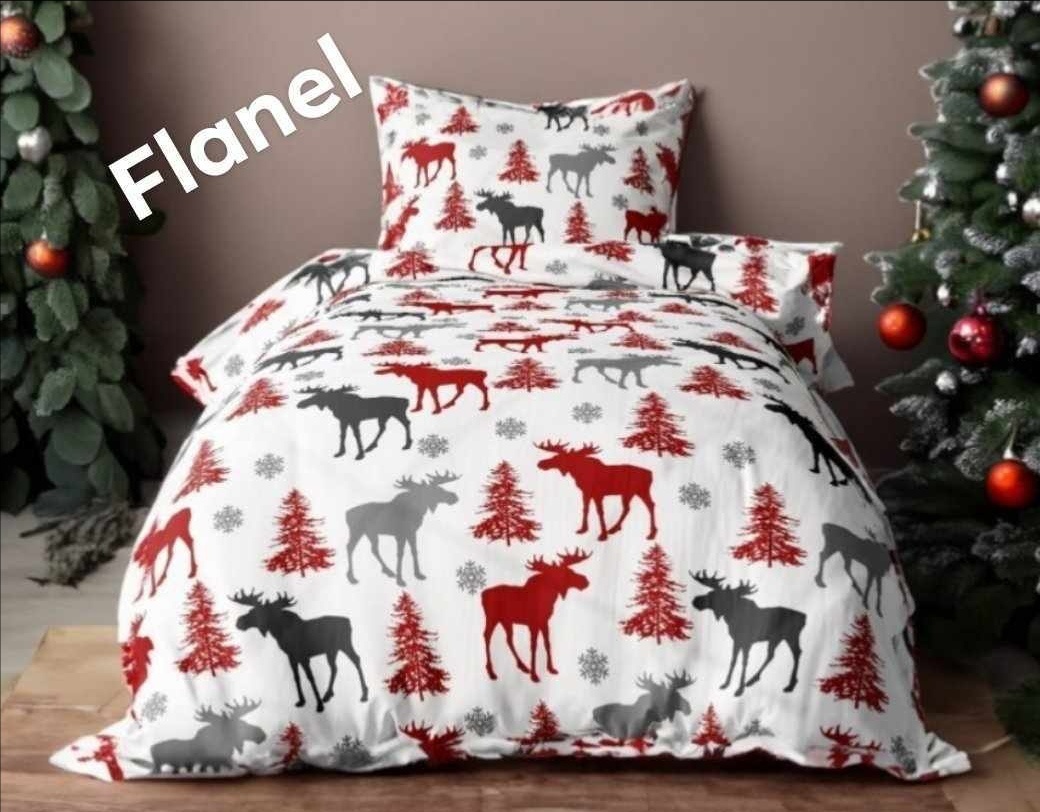 Flanelove posteľné obliečky