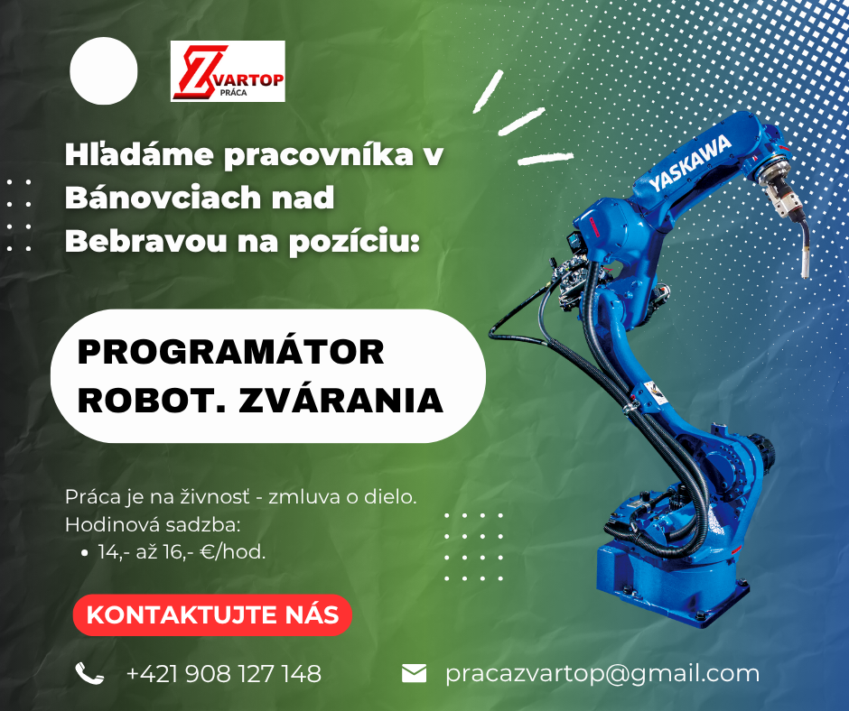Programátor robotického zvárania