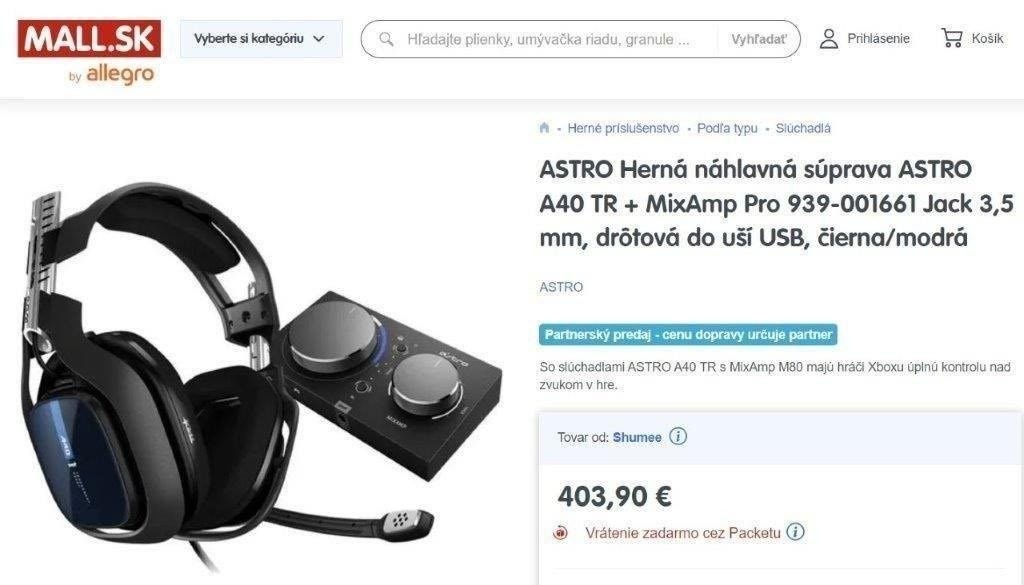 Profi Astro A40 TR + MixAmp Pro TR zosilňovač a VARR 4in1 G
