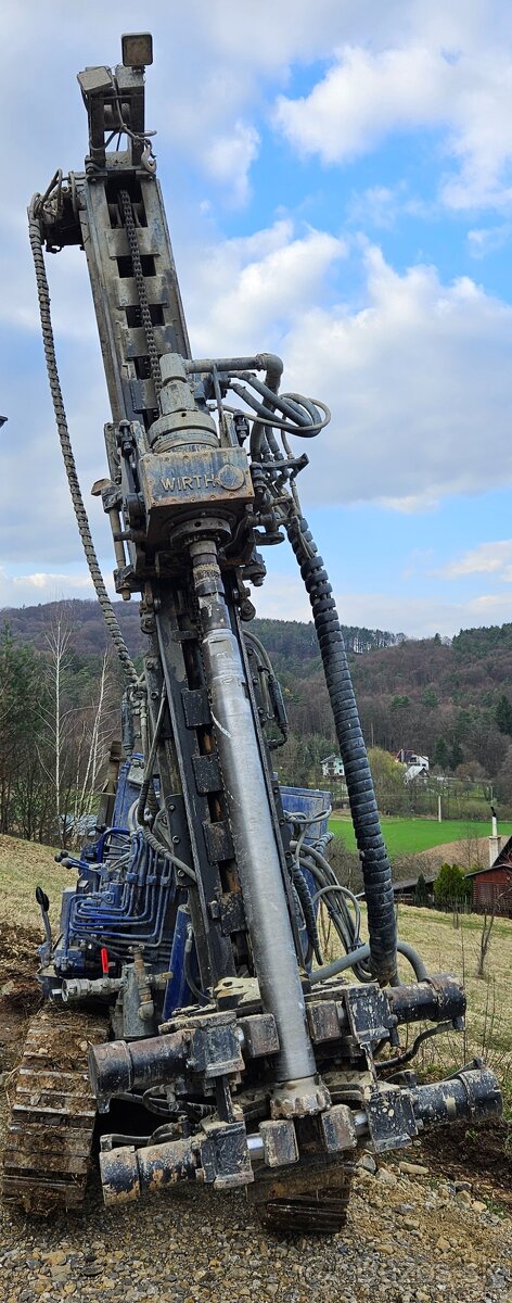 Vrtanie studni širka stroja len 115cm 