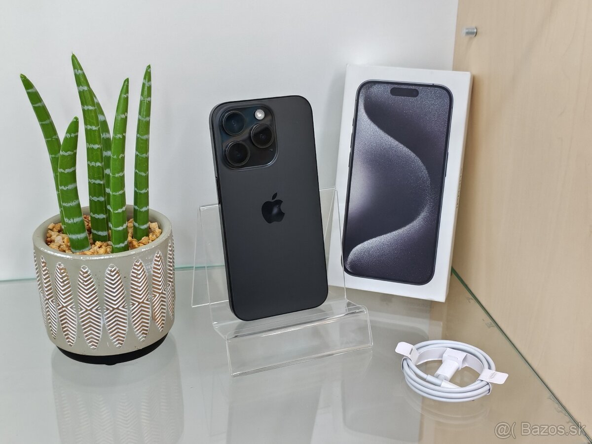 Apple iPhone 15 Pro 256GB Black | ZÁNOVNÝ