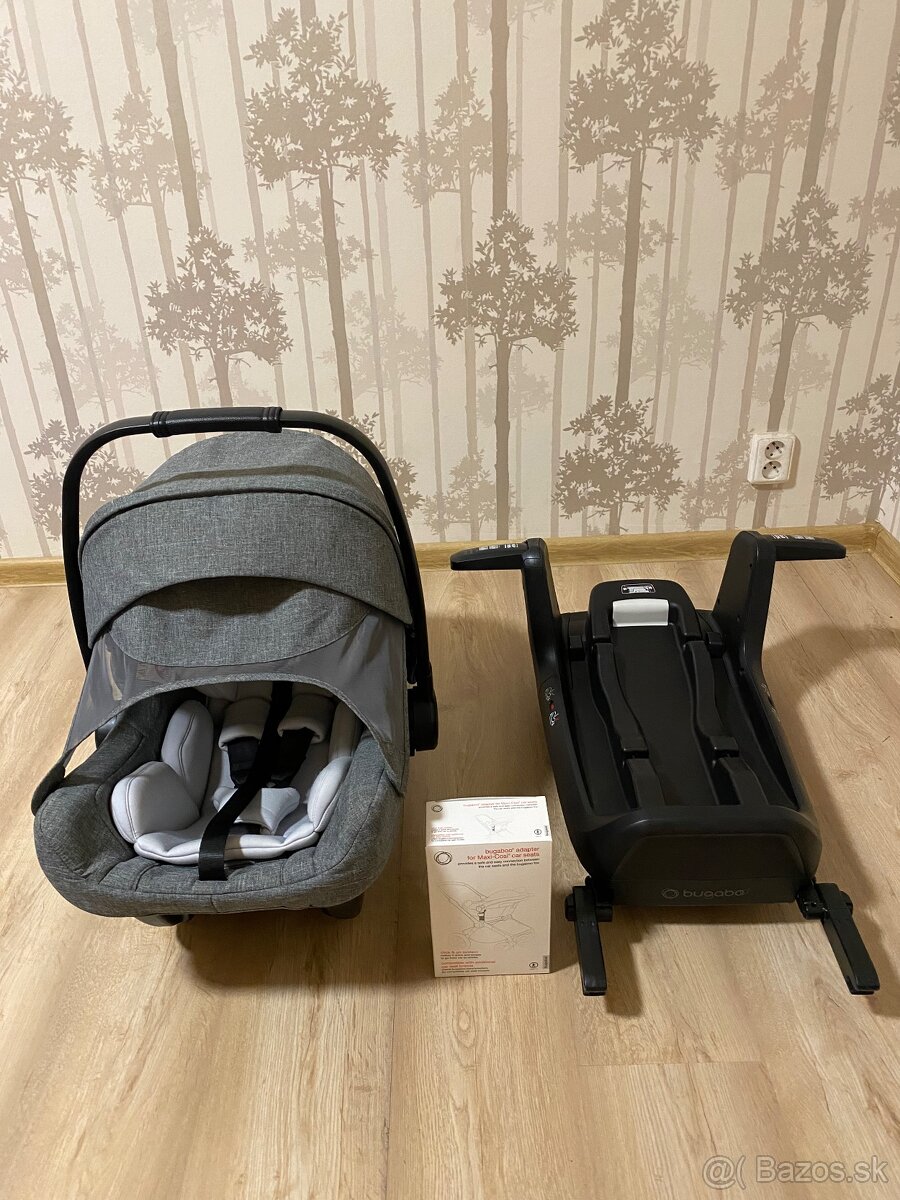 Autosedačka Bugaboo Turtle Air by Nuna + isofix + adaptéry
