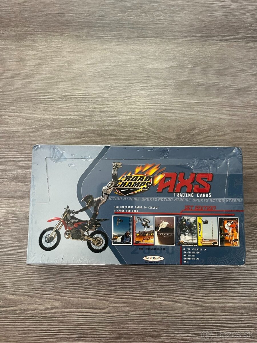 Zberateľské karty Factory sealed Road Champs AXS (2000)
