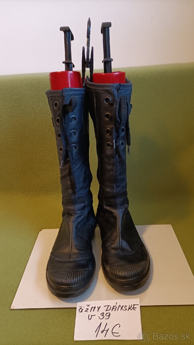 Čižmy dámske v.39