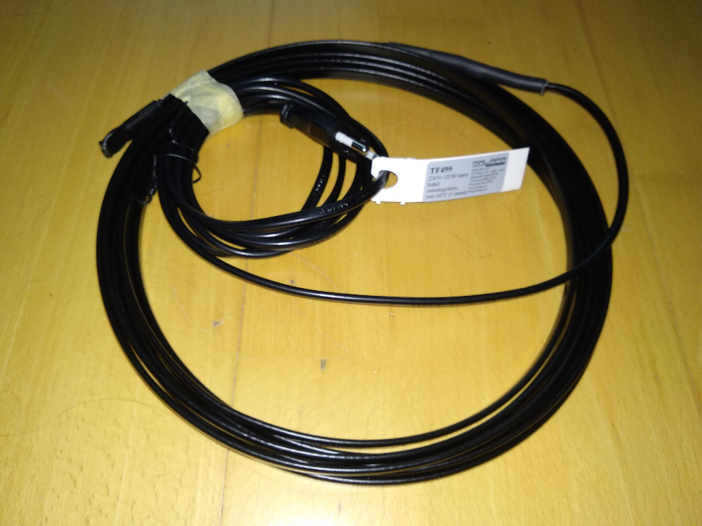 Predám elektrický výhrevný kábel 230V-125W TF499TS