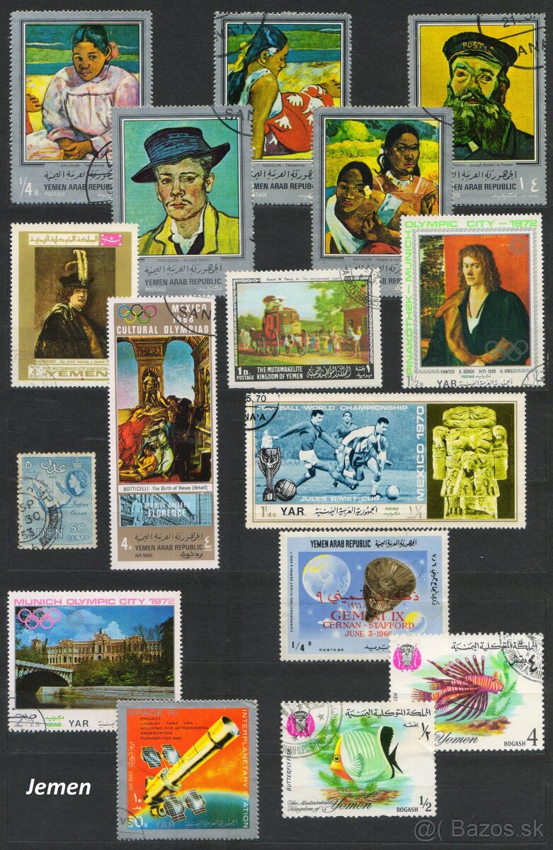 Poštové známky, filatelia: Ázia