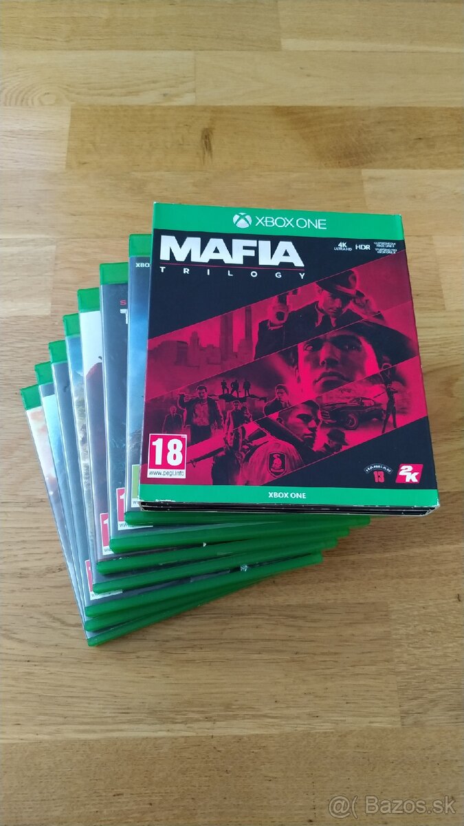 Predám hry na Xbox One a Xbox Series X