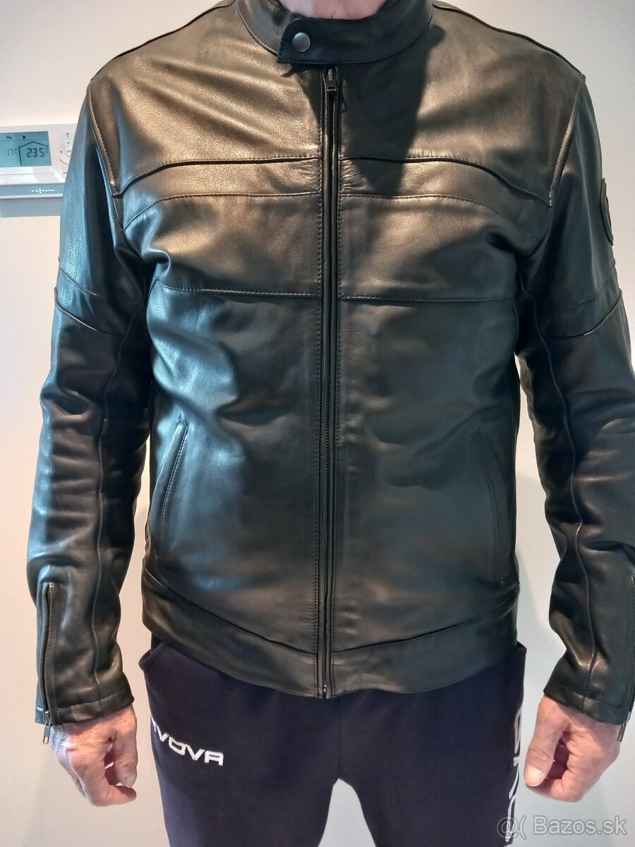 Pánska kožená moto bunda Seca