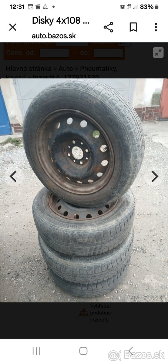 Disky 4x108 R.15
