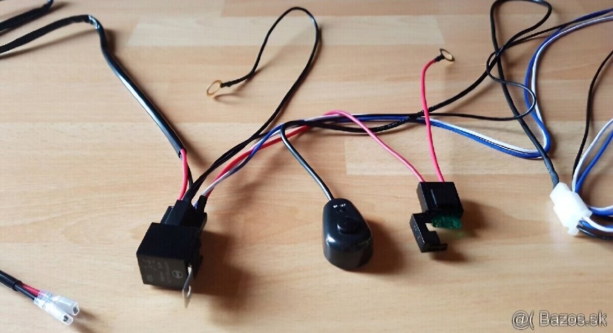 Kabeláž na led rampy - svetla