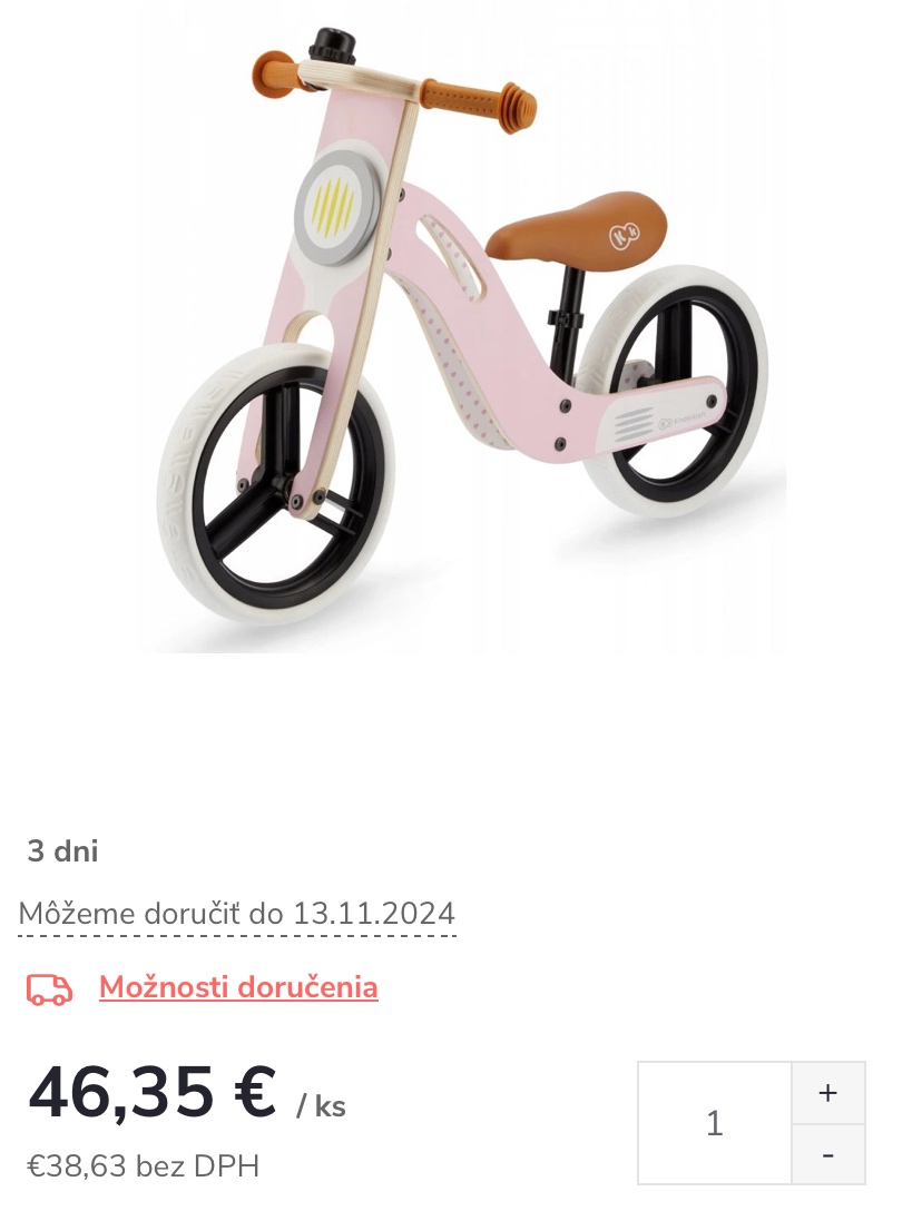Drevené odrazadlo kinderkraft