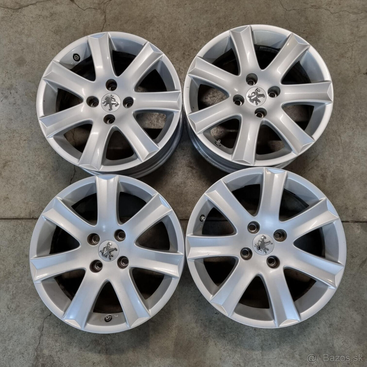 Hliníkové Peugeot disky 4x108 R16 6J ET27