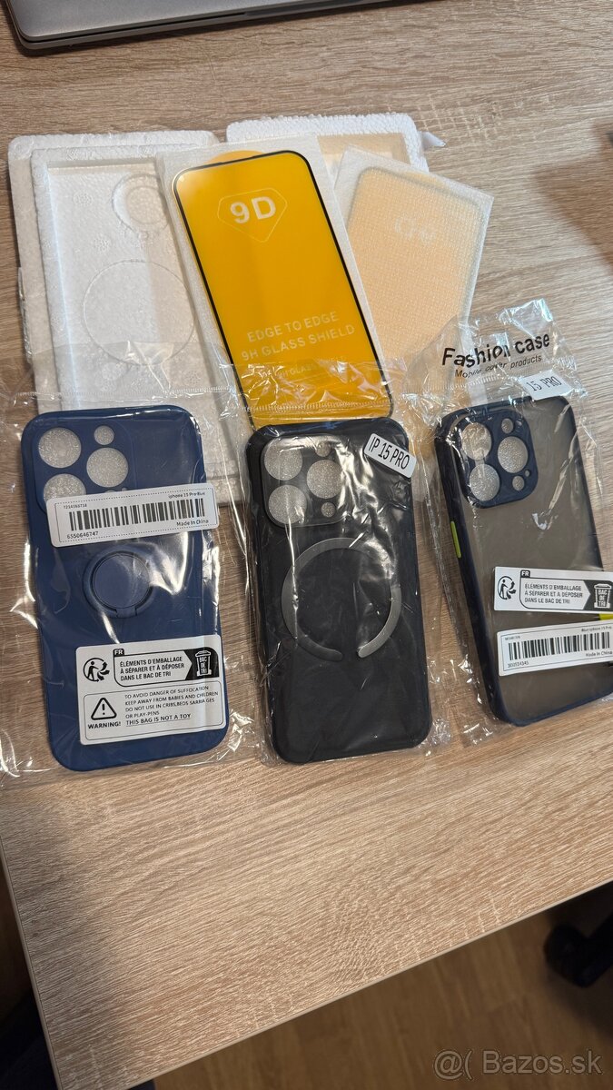 Obal / kryt a ochranné sklo na Apple Iphone 15 pro